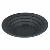 TerraX 14 inch gold pan bottom showing ridge layout and water guide channel