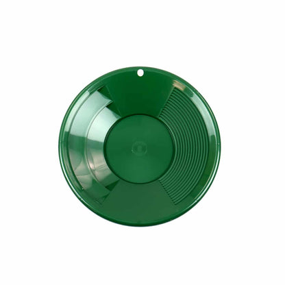 TerraX 8 inch gold prospecting pan lightweight green plastic material