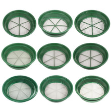 9 pc Green Plastic Gold Sifting Pan Classifier