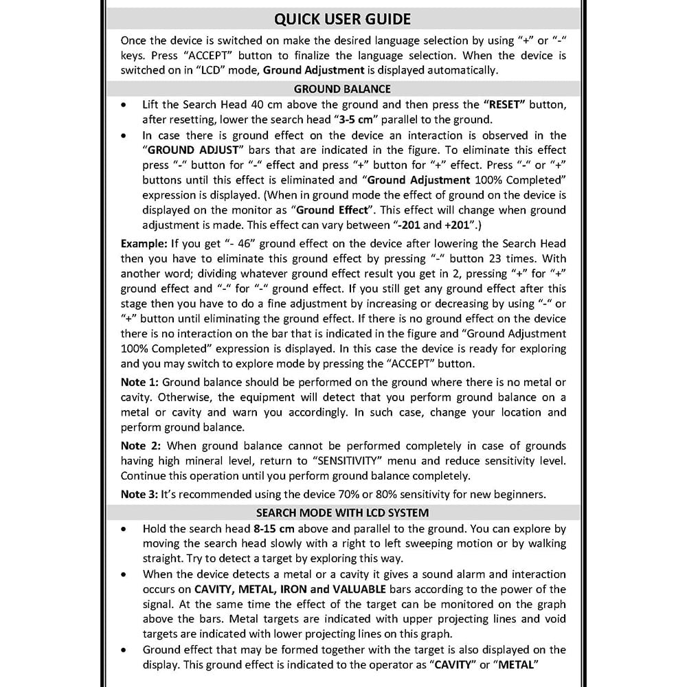 Nokta Jeohunter 3D Dual Quick Guide Digital