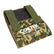 Coiltek camouflage battery cover showing woodland camo pattern design