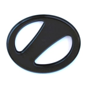 Minelab X-TERRA coil cover installed on 10.5 inch search coil