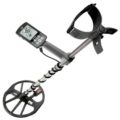 Minelab EQUINOX 800 Multi-IQ Metal Detector fully assembled. 
