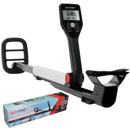 Minelab Go-Find 11 full profile with folding shaft extended