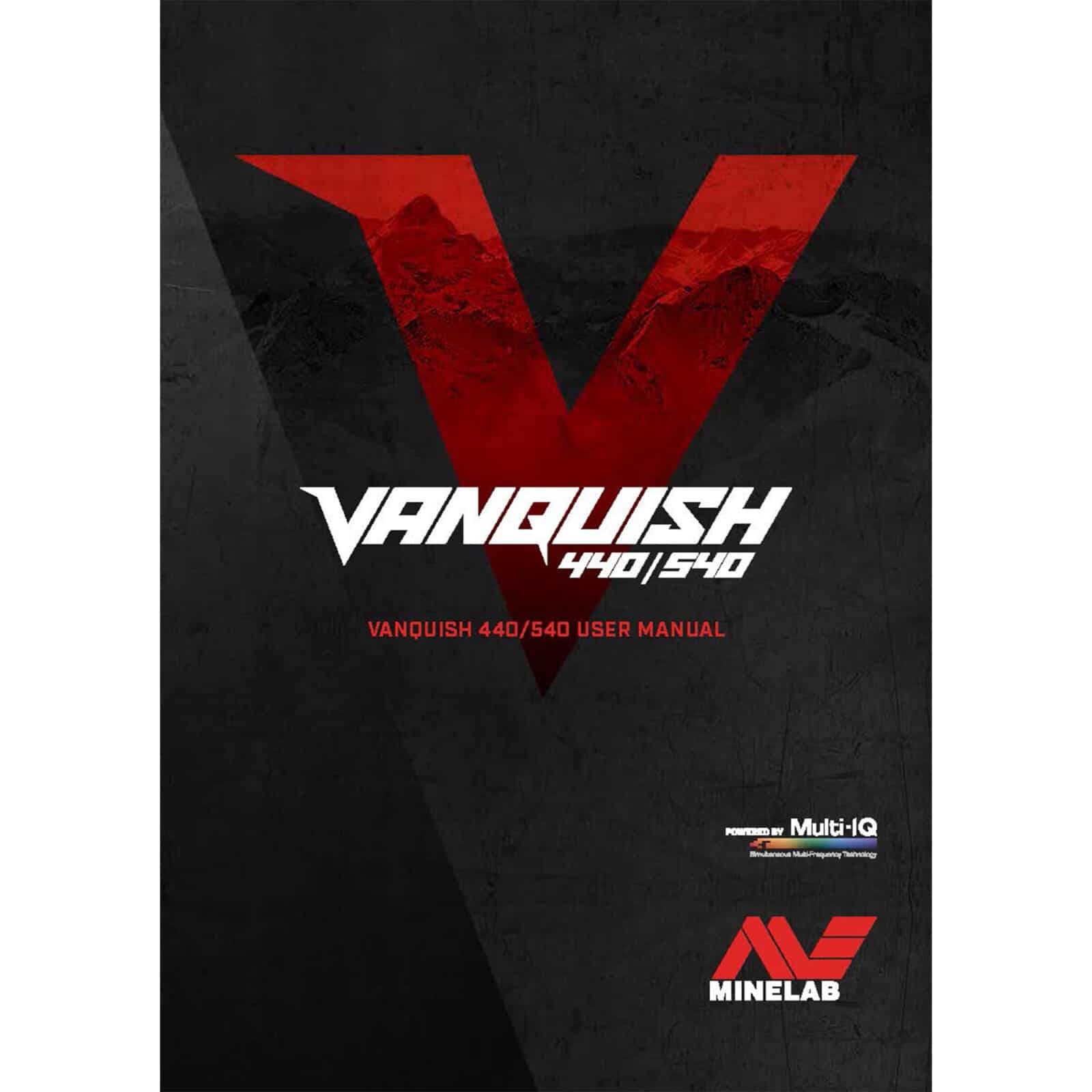 Minelab Vanquish 440 540 Instruction Manual