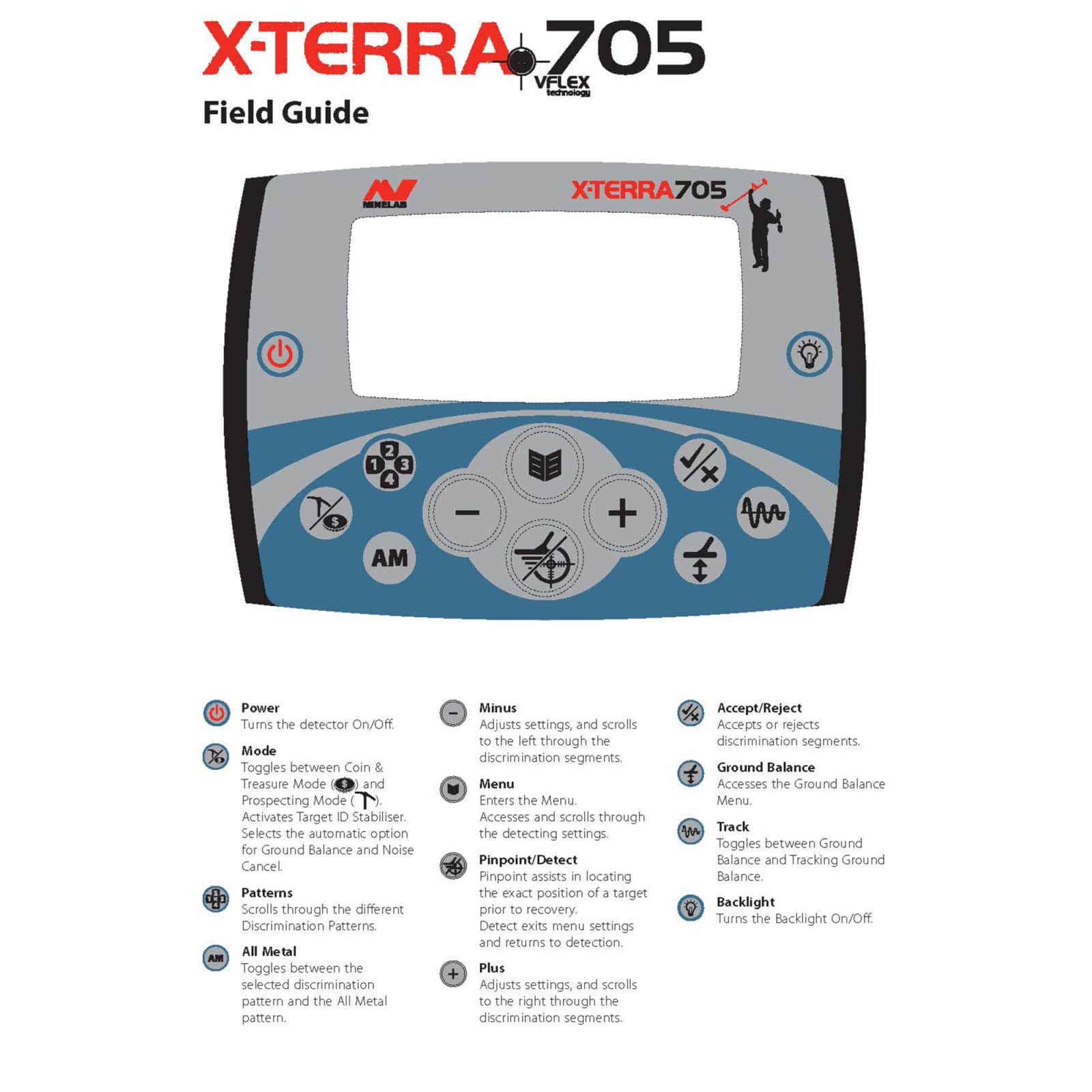 Minelab X-Terra 705 Getting Started Guide Digital