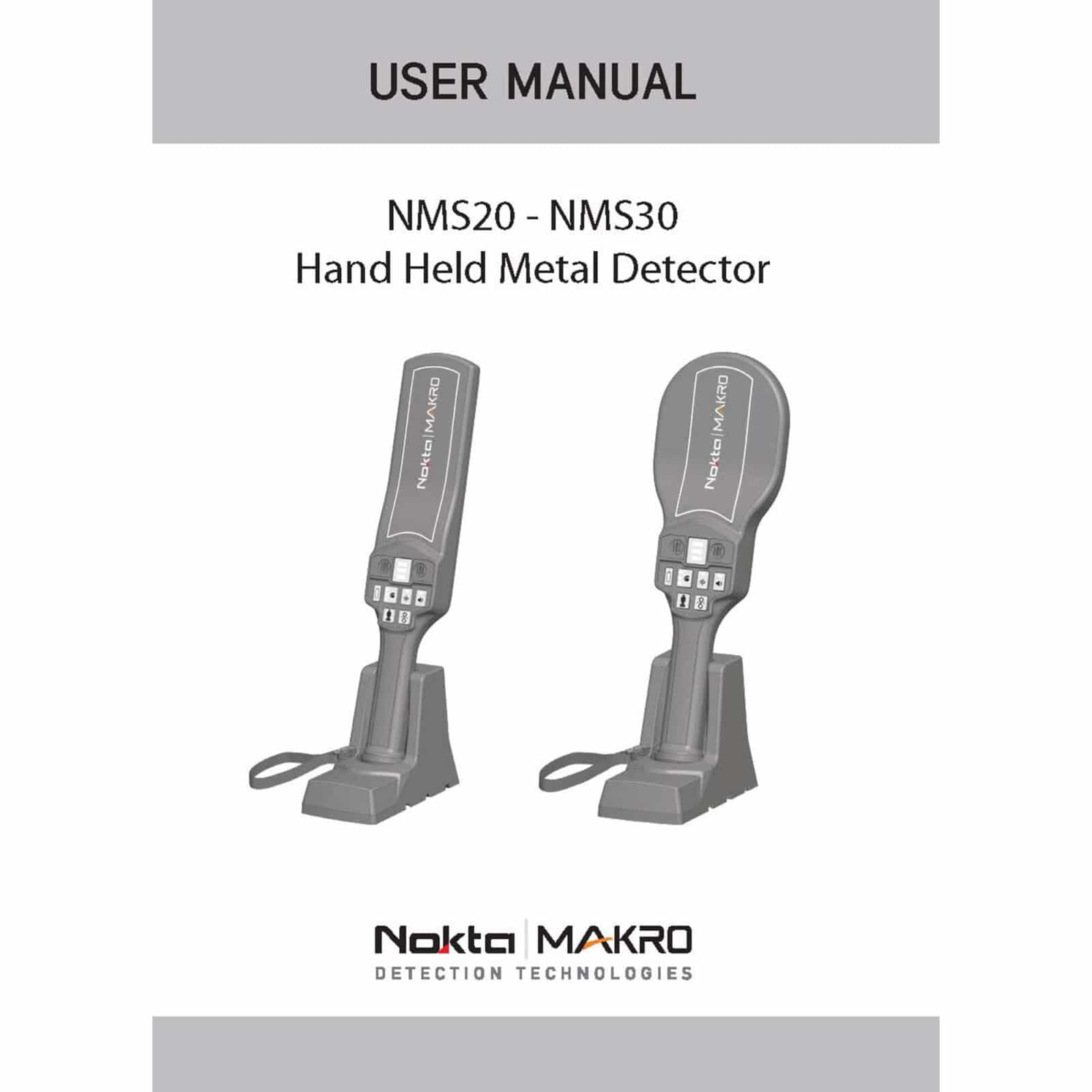 Nokta NMS20 | NMS30 Instruction Manual Digital