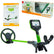 Nokta Midi Hoard kids metal detector with yellow and black design and 7-inch search coil