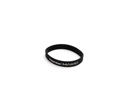 Black rubber wristband accessory for Nokta PulseDive underwater metal detector