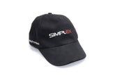 Black Nokta Simplex cap with embroidered logo displayed front view