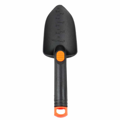 Side profile of nylon trowel showing lightweight construction and dimensions