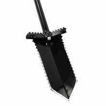 Anaconda NX-6 Tempered Steel 36" Shovel w/ Double Serrated Blade & Foot Pegs