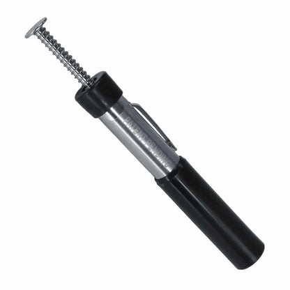TerraX magnetic separator pen with black body, stainless steel construction and metal pocket clip
