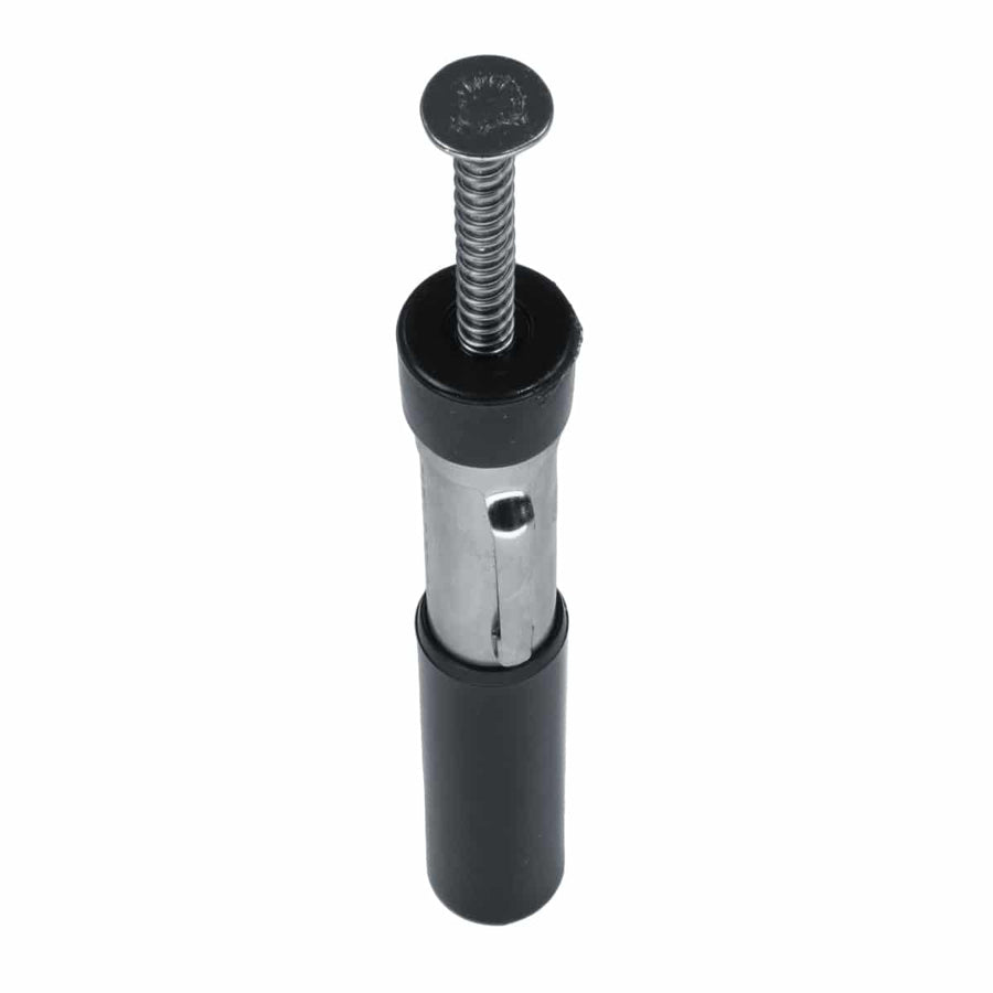 Close-up of TerraX separator pen showing quick-release plunger button and 5/8 inch shielded magnet tip