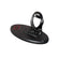 Nokta RC26 10 by 5.5 inch elliptical DD search coil with black housing and red Nokta logo for Racer metal detector