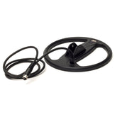 Nokta C23 9 inch search coil for CF77 metal detector showing round open frame design