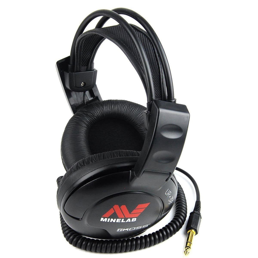 The Minelab UR-30 wireless headphones shown against a white backdrop