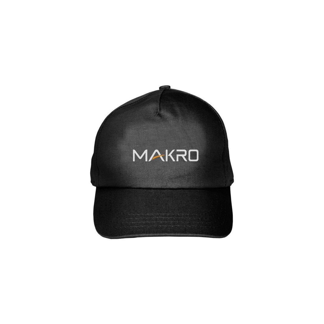 Black Nokta Makro baseball cap with official logo and adjustable velcro strap