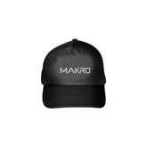 Black Nokta Makro baseball cap with official logo and adjustable velcro strap