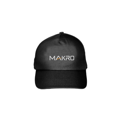 Black Nokta Makro baseball cap with official logo and adjustable velcro strap