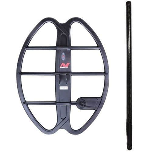 Minelab CTX 17 Smart Coil 17x13 elliptical search coil with carbon fiber shaft