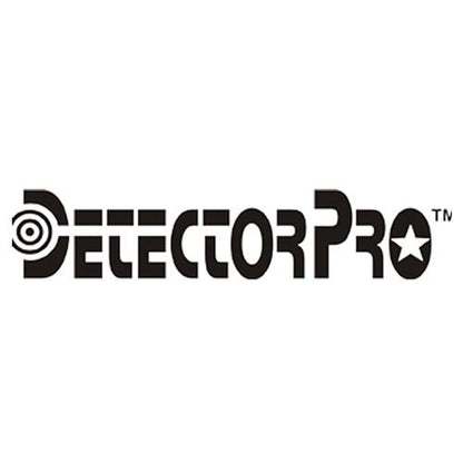 DetectorPro Gray Ghost headphones folded for storage and transport
