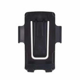 Minelab belt clip for CTX 3030 and GPZ 7000 wireless module showing secure attachment mechanism