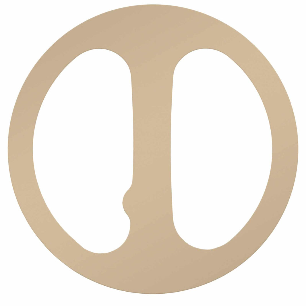 Coiltek 22 inch Goldstalker beige round coil cover skid plate protection