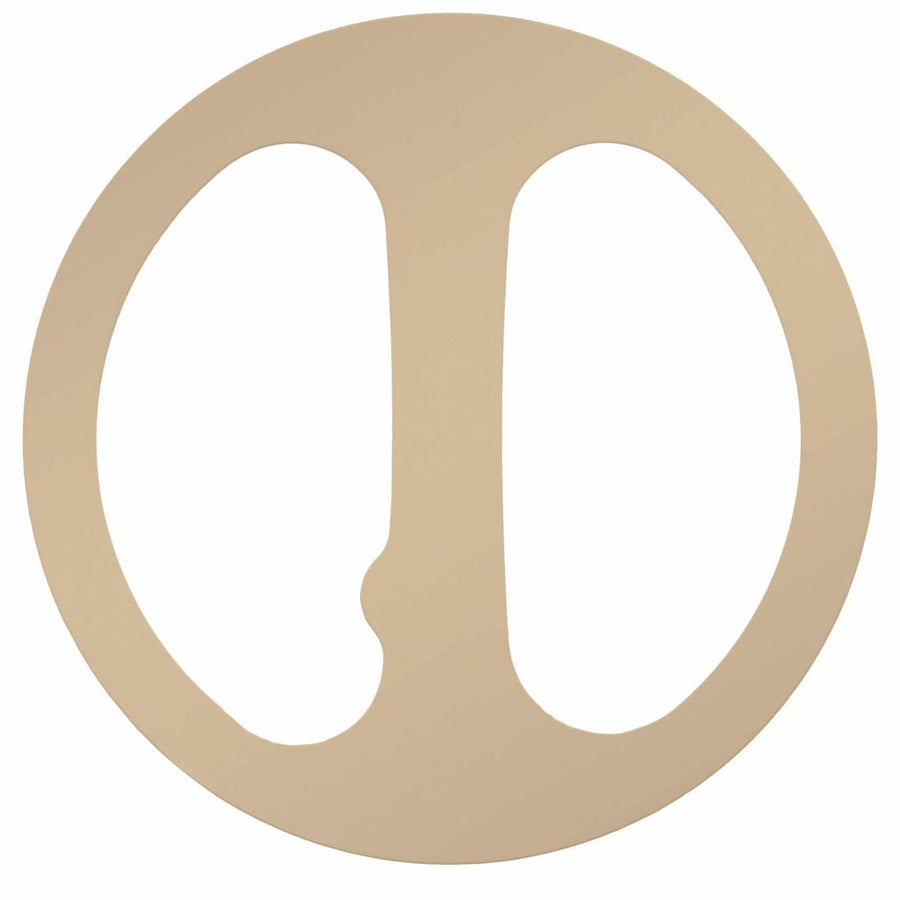 Coiltek 22 inch Goldstalker beige round coil cover skid plate protection