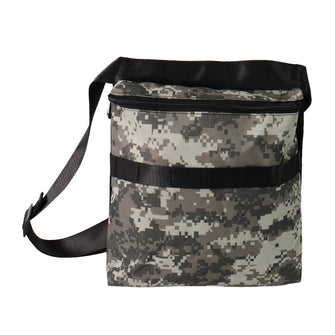 Metal Detector Camo Bag Finds Pouch with 42" Waist Belt for Metal Detecting