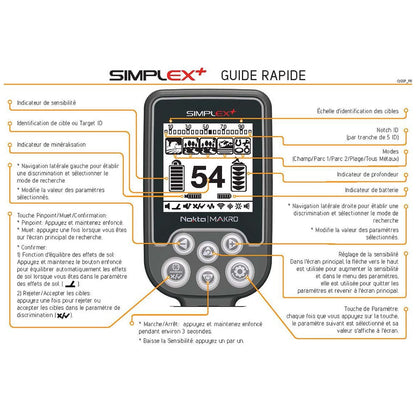 Nokta Simplex+ Quick Guide Digital