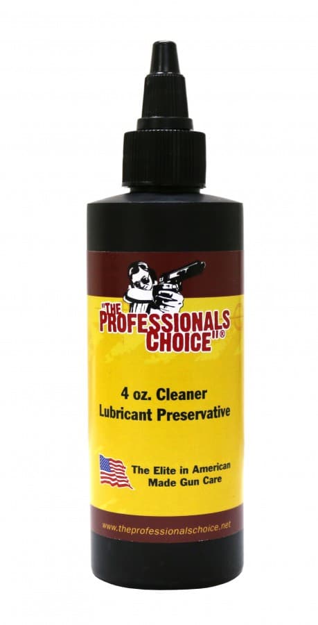 The Professionals Choice 4oz CLP gun cleaner lubricant preservative bottle