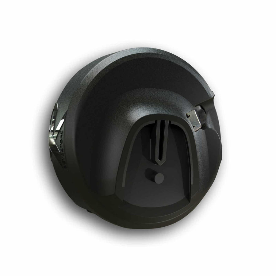XP WS4 display stem mount installed on metal detector shaft
