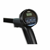 XP Deus WS4 display unit mounted on detector stem with mount accessory