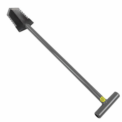 Lesche T-Handle 31" Heavy Duty Shovel with Double Serrated Blade
