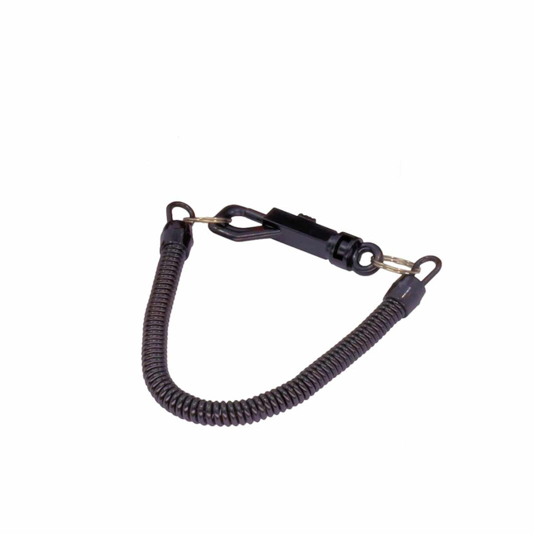 XP MI-6 and MI-4 pinpointer lanyard with retractable stainless steel cable and nickel-plated trigger snap clip